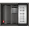 FRANKE évier KNG 110-52 560x460mm gris ardoise