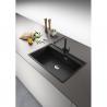FRANKE évier MRG 610-72 RTL 760x510mm noir mat