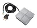 VersaHit Dual prise électrique 1x 230V Schuko, USB A/C 5V alu brossé