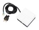 VersaHit Dual prise électrique 1x 230V, Française, USB A/C 5V blanc RAL9003