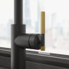 FRANKE robinet FG 4768.904 Maris Stripes Semi Pro noir mat/doré