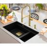 FRANKE tap FC 4170.504 Pescara Semi Pro, all-stainless steel gold