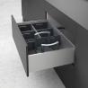 HETTICH 9278309 Boîte rangement OrgaStore 270, hetre anthracite