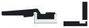 BLUM 71T950A charniere, a montage appliqué, alu, 95°
