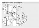 BLUM 72T550A.TL charniere appliquée 120°, Tip-On, alu, vis a bois