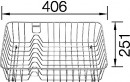 BLANCO 231692 Accessoires panier a vaisselle pour Naya 6, Pleon 8 inox