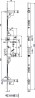 HOBES K 119 serrure 3 points PZ zinc blanc