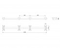 MILADESIGN MQ957/16 traverse centrale Mobi-Q anthracite MILADESIGN MQ957/16 traverse centrale Mobi-Q anthracite