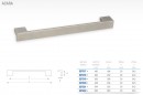 TULIP Poignée Acara 320 imitation inox TULIP Poignée Acara 320 imitation inox