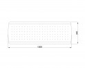 MILADESIGN plaque de couverture de table G8 ST344 blanc