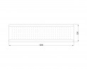 MILADESIGN plaque de couverture de table G8 ST325 blanc