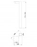 MILADESIGN G5 ST702 pied de table blanc