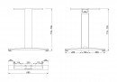 MILADESIGN G3 ST226 piétement central blanc