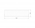 MILADESIGN plaque de couverture de table G8 ST345 noir
