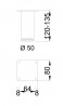 MILADESIGN pied meuble G5 ST505/12 noir