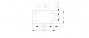 MILADESIGN plaque de montage G9 ST107 anthracite
