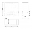 MILADESIGN boîtier suspendu pour PC G9 ST105 anthracite