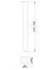 MILADESIGN pied de table G5 ST712 anthracite