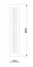 MILADESIGN remplissage de pietement G1 ST311 argent