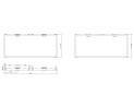 MILADESIGN piétement Quark Q7916 argent