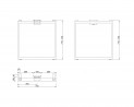 MILADESIGN piétement Quark Q7907 argent