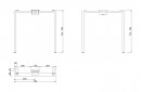 MILADESIGN piétement Quark Q7607 argent