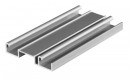 SEVROLL 04591 Gemini II guidage inférieur 1,7m argent