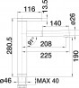 BLANCO 517591 Robinet Linee-S chrome