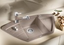 BLANCO 514756 Évier Zia 9 E avec excentrique Silgranit PuraDur anthracite BLANCO 514756 Évier Zia 9 E avec excentrique Silgranit PuraDur anthracite