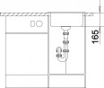 BLANCO 515028 Évier Rondo sans excentrique Silgranit PuraDur café