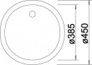 BLANCO 511629 Évier Rondo sans excentrique Silgranit PuraDur anthracite