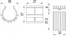 SCILM Fixation plinthe d’angle emboîtée