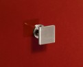 HETTICH 9113224 Bouton FOGO 25x25 mm imitation inox