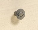 HETTICH 9112652 Bouton BARCINO d30 mm étain