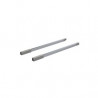 K-HETTICH InnoTech Atira reling longitudinal 260, argent, cheville