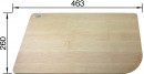 BLANCO 232841 Accessoires plaque a découper Delta II Silgranit