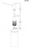 BLANCO 521541 Distributeur de savon Torre inox brossé