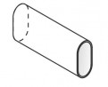 SEVROLL 222522 Linea tringle de penderie ovale 3m argent