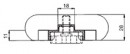 Pied de nivellement PR 2701 25 mm (vis 82812)