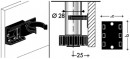 SCILM Pince plinthe d'angle pour vis a bois