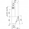 FRANKE extracteur FPJ 615 V BK A verre noir