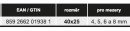 TK entretoise universelle 40x25mm