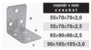 TK-Équerre combinée avec presse 65x90x90x2,5mm