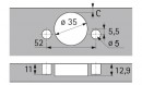 HETTICH 9071214 Sensys 8645i B12,5 TH56 SiSy
