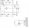 FRANKE évier MRG 611-78 BB 780x500mm blanc led