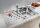 BLANCO 519707 Évier Lantos 45 S-IF Salto avec excentrique inox brossé