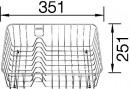 BLANCO 231693 Accessoires panier vaisselle pour Naya 8, 8S, 9, 9S, Pleon 9 inox
