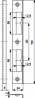 HOBES K 192 contre-plaque angle 72/90 zinc jaune