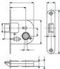 HOBES 01-08 serrure intermédiaire gauche