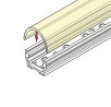 StrongLumio moulure de recouvrement D pr profil Uni/Arc naklapávací, 2000mm lait